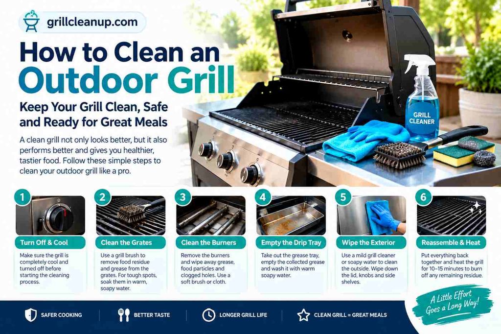 How to clean an outdoor grill