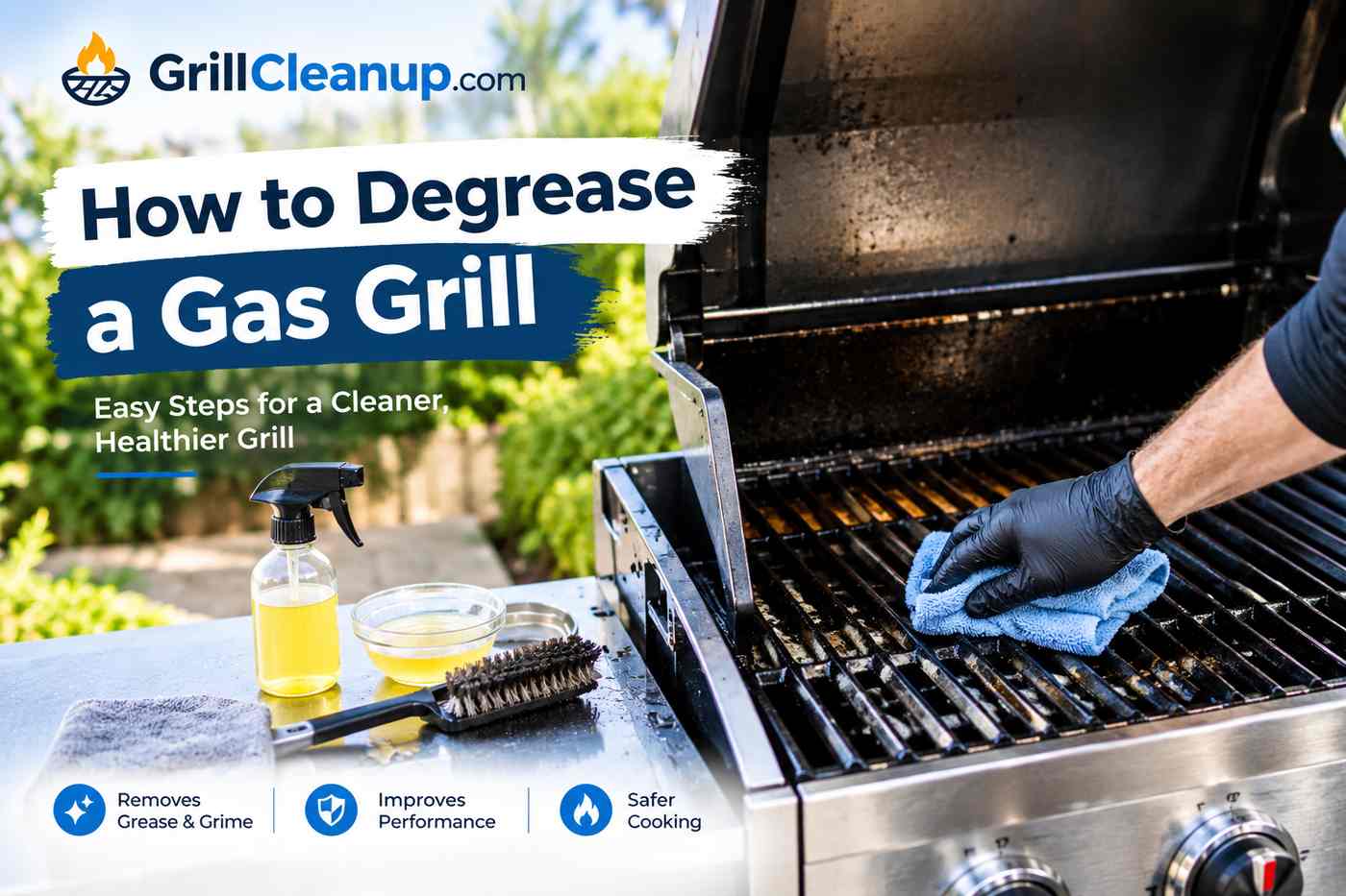 How to Degrease a Gas Grill